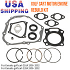 For Yamaha Cart G16 G20 A 1996-02 Motor Engine Rebuild Kit Rings Gaskets Seal US