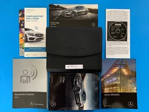 2018 Mercedes C-Class Sedan C300 C43 C63 C63S AMG Owners Manuals Owner Books Set - Picture 1 of 12
