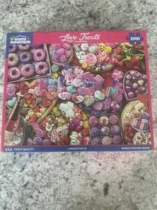 White Mountain Love Treats Puzzle 1000 Teile gebraucht - Bild 1 von 2