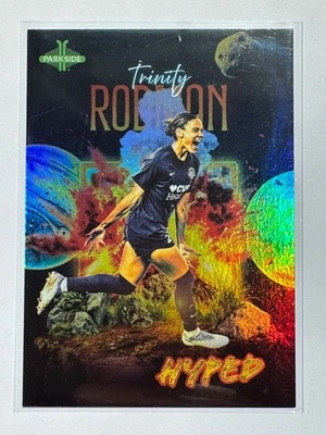 Trinity Rodman 2025 Parkside NWSL Vol 1 Hyped Insert Washington Spirit #H14 i - Image 1 of 2