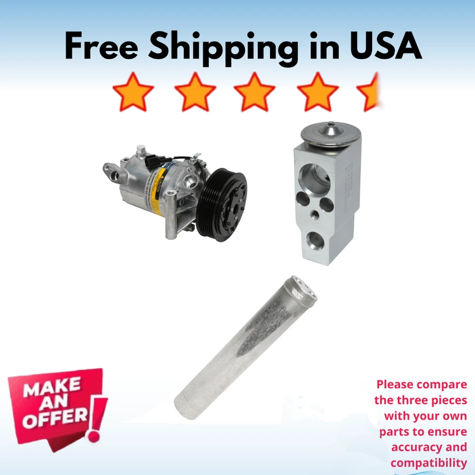 Kit Compressor A/C Fit Nissan Versa 2009-2011 - Image 1 of 1