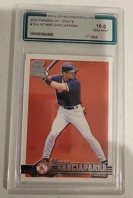 2000 Paramount Update Nomar Garciaparra #15-U Red Sox AGS 10 Gem Mint  - Image 1 of 2