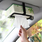 1 pc Car Tissue Holder Sun Visor & Seat Back Hanging Tissue Rack Clip