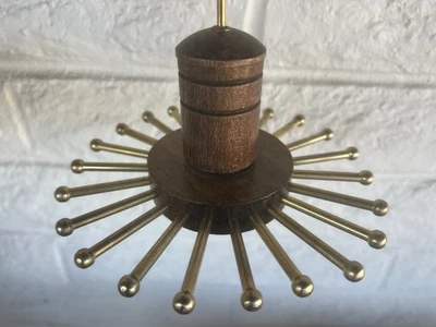 Vintage WOOD Tie Rack ( Holds 22 ) Hangs in closet  - Image 1 of 4