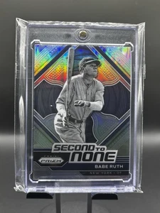 Babe Ruth #SN18 Second To None Silver Prizm Parallel 2023 Panini Prizm - Picture 1 of 2