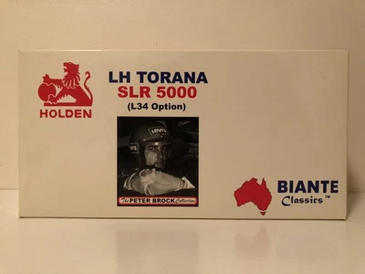 1:18 Holden LH Torana SLR 5000 L34 Peter Brock & Phil Brock 1975 Bathurst 3rd - Imagem 1 de 4