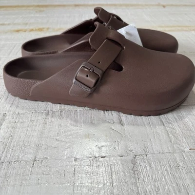 Birkenstock Boston EVA Clogs NWT EU size 43 US Men’s 10 Roast Brown Slip On - Image 1 of 4