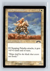CHARGING PALADIN – MTG Magic the Gathering Card – Exodus – Common - Picture 1 of 6