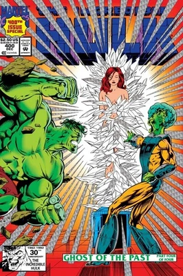 The Incredible Hulk vs The Leader 400 Comic Book Poster print 16"x24" HOME DECOR - Image 1 of 4