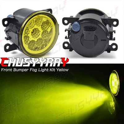 LED 雾灯前保险杠石灰黄色适用于福特 FIESTA 2014 - 2019 — 第 1/4 张图片