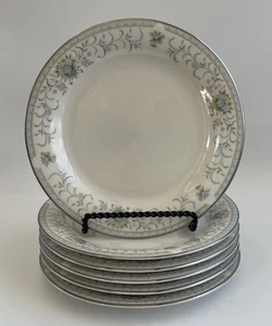 American Royalty Blue Versailles piatto pane 6,75" porcellana set di 6 usato in ottime condizioni - Foto 1 di 21