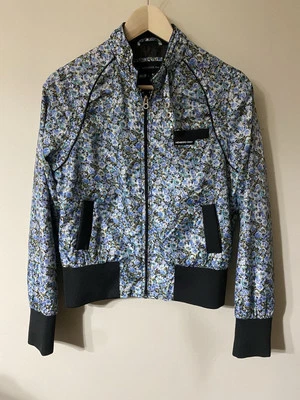 MO X членов только женщин Spring цветочный Bomber ветровка куртка синий размер L - Изображение 1 из 4