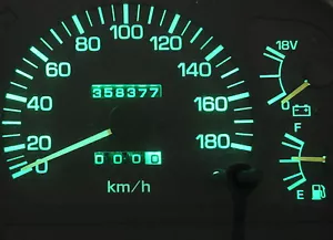 Green LED Dash Cluster Light for Toyota Landcruiser 1990-1998 80 Series - Picture 1 of 3