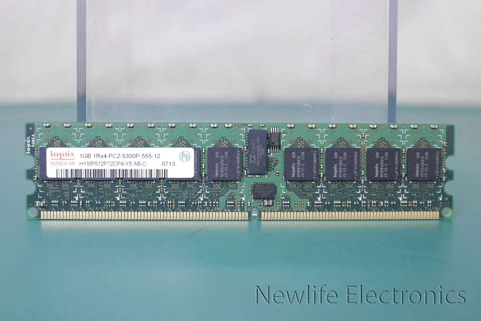 Hynix HYMP512P72CP4-Y5 1GB PC-5300 DDR2 SDRAM Server Memory - Image 1 of 3
