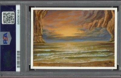 1/1 PSA AUTO 10 Beta Underground Sea MTG Artist Proof w/Painted Art by Alexander - Image 1 of 2