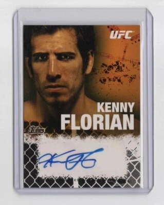 2010 Topps UFC Kenny Florian Auto Rookie Autograph Card Black Onyx #/88 FA-KF  - Image 1 of 2