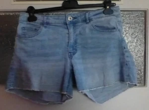 H&M Damen Stretch Jeans Shorts Gr. 36 Blau - Bild 1 von 2