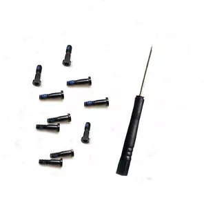 10× Bottom Dock Connector Screw 5 Point Star Black For iPhone 5G 5 5S + Tool - Zdjęcie 1 z 1