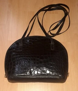 "L. Credi" Damen-Handtasche Schlangenleder-Optik in schwarz! - Bild 1 von 7
