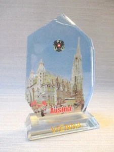 Wien Stephansdom Glasbild Souvenir Österreich Neu mit Gift Box - Bild 1 von 7