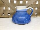 Vintage No Spill Blue Pottery Coffee Mug