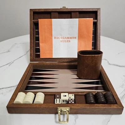 Backgammon Game Set Vintage  - Image 1 of 4