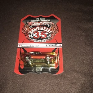 HOT WHEELS '67 CAMARO 35E ANNIVERSAIRE 17E ANNIVERSAIRE COLLECTOR ANNUEL # 766/5000 - Photo 1/12