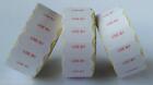 Price Gun Labels Ct4 26X12mm Useby In Red Ink 10 Roll Fits Avery Pl1 8