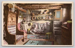 Grand Canyon Arizona AZ Room in Hopi House Vintage Detroit Publishing Postcard - Picture 1 of 2