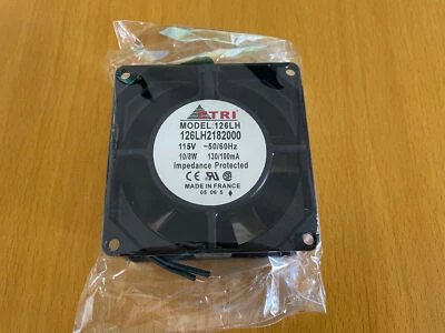 1PC ETRI 126LH2182000 115V 10/8W 8038 Full metal high temperature resistant fan - Image 1 of 3