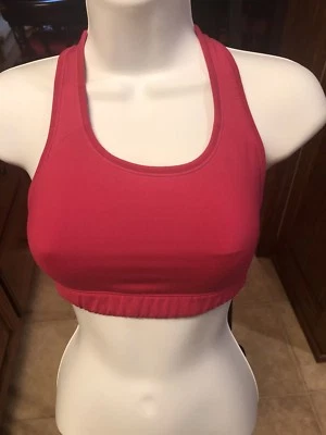 Gap Hot Pink Racer Back Sports Bra Sz XS - Image 1 of 3