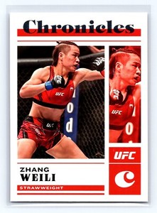 2023 Panini Chronicles UFC ZHANG WEILI #46 Chronicles STRAWWEIGHT