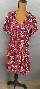 Anthropologie Dress Small Boho Cool Flowy Short Sleeve Comfortable - Picture 1 of 7