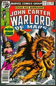 John Carter Warlord of Mars 21 NM 9.4 Marvel 1979 - Picture 1 of 3