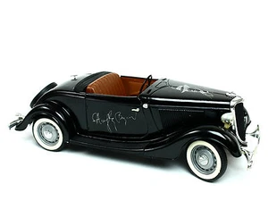 Solido 1934 Ford V8 Deluxe Roadster Black  1:19 scale Diecast Metal Model Car - Picture 1 of 12