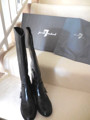 BOTAS DE MONTAR SEVEN 7 FOR ALL HUMANITY Odeon 100% Cuero de becerro Damas Talla 9 M con caja Foto 1 de 4