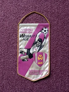 Wimpel BSG Wismut Aue jetzt FC Erzgebirge Aue Sachsen DDR Oberliga Fussball - Bild 1 von 2