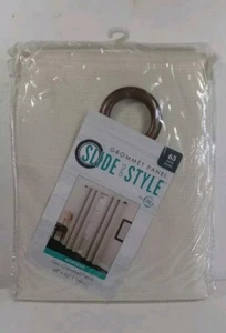 LICHTENBERG 48" x 63" MONTEGO 1 GROMMET PANEL IVORY SLIDE AND STYLE PANEL ONE - Picture 1 of 6