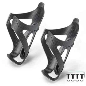 2 Pack Bicycle Bike Water Bottle Holder Plastic Nylon Plus Carbon Water Bottle C - Picture 1 of 6