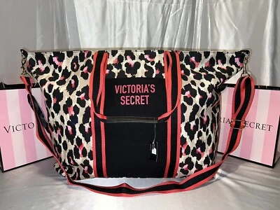 Bolso de Viaje Victoria's Secret Bolso de Viaje Logo Estampado de Guepardo ENORME Foto 1 de 3