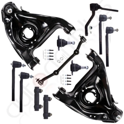 12PCS Front Control Arms Suspension kit Tie Rod End For 1996-05 Chevrolet Blazer - Image 1 of 4