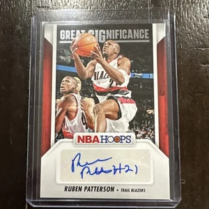 RUBEN PATTERSON 2024-25 NBA Hoops Great SIGnificance AUTO SP Blazers - Picture 1 of 2
