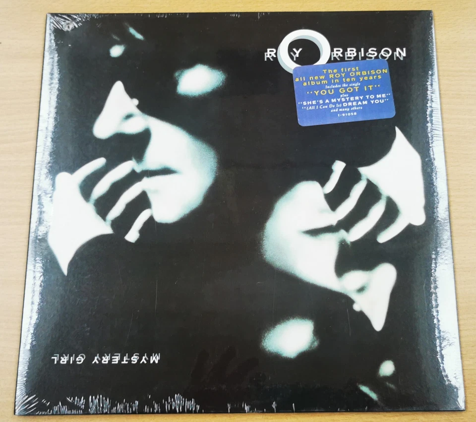 ROY ORBISON LP Mystery Girl 1st US Issue 1989 SEALED in orig cellophane w/ Stkr - Image 1 of 4