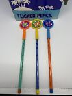 Vintage Set of 3 Pet Fish Flicker HB Pencils Zoozoo Made in Taiwan BRAND NEW