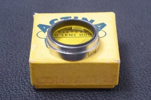 ✅ ACTINA YELLOW 25MM FILTER GENUINE LENS OR CAMERA PUSH ON W/ BOX 102-3 - Picture 1 of 2