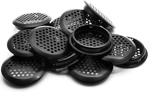 Piutouyar 20 Stück 53 mm/2,1 Zoll Lüftungsschlitze rund Untersichtsschlitze, Edelstahl rund - Bild 1 von 12