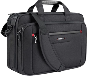 Laptop Briefcase Premium Laptop Case Fits up to 17.3 Inch Business Shoulder Bag - Picture 1 of 12