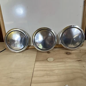 Lot Of 3- Early 1960s Dodge Chevy Mopar Dog Dish Hub Cap 6” Vintage See Pics - Picture 1 of 7