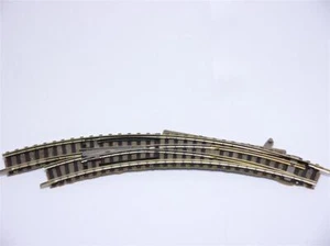 Fleischmann 9168 N Bogenweiche links 45° mit leitendem Herzstück - Bild 1 von 3