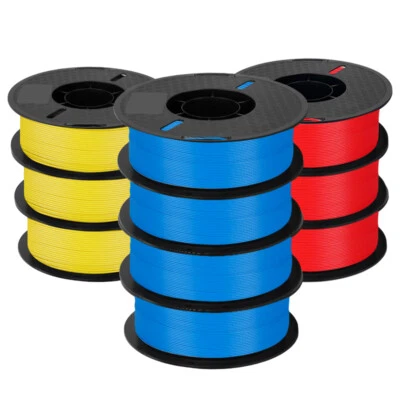 Kingroon 10KG 3D Printer Filament 1.75mm PLA PETG Matte High Speed 1KG Spool Lot - Image 1 of 4